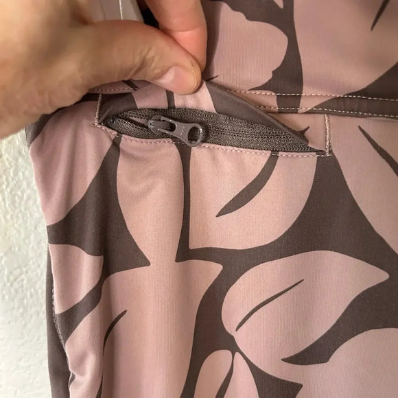 Adidas stella mccartney mauve  taupe floral legging size S - Picture 3 of 14